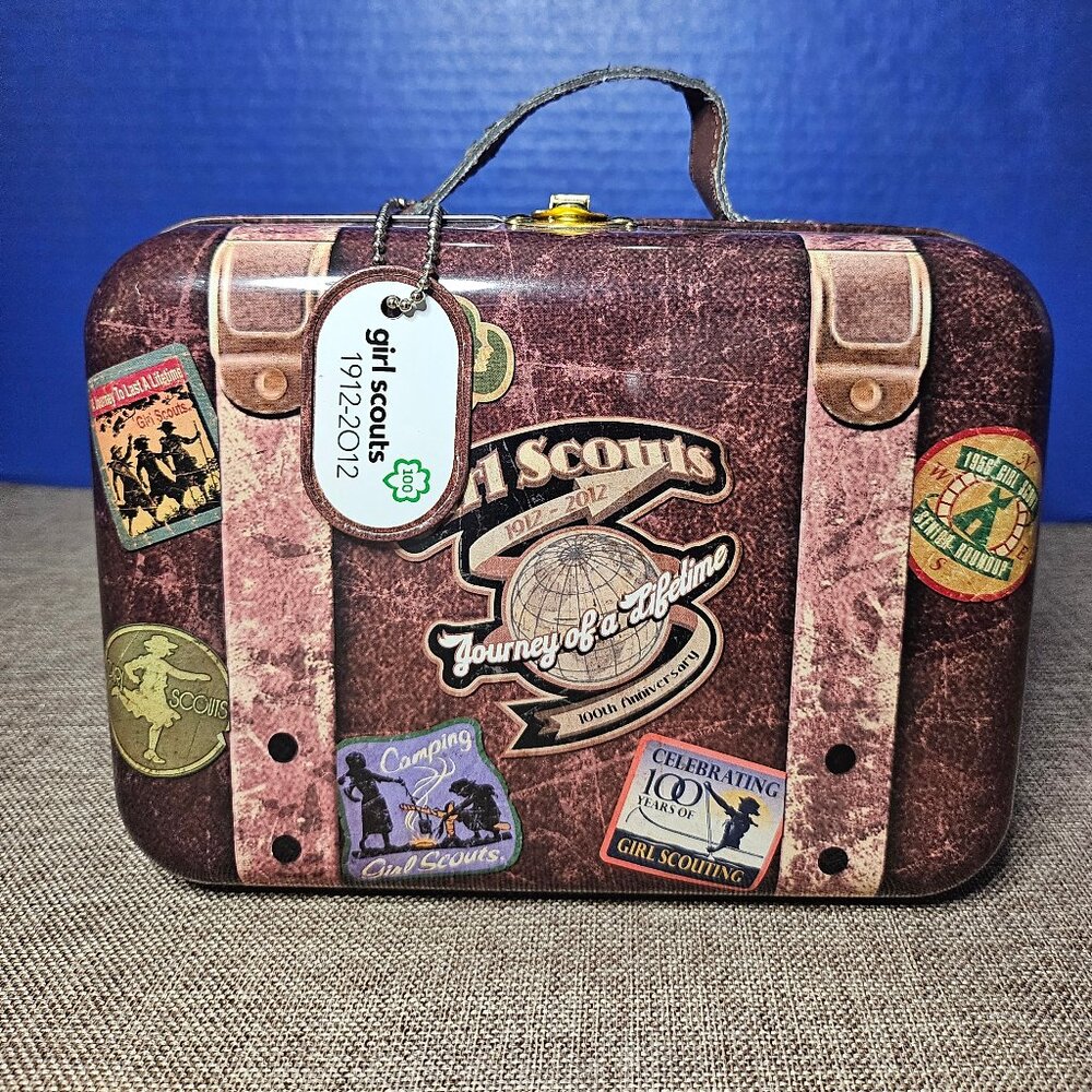 Girl Scout 100 Year Anniversary Metal Lunch Box Journey Of a Lifetime. 1912-2012